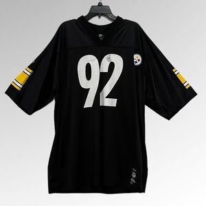 Reebok‎ Pittsburgh Steelers #92 James Harrison Men’s Sz 2XL